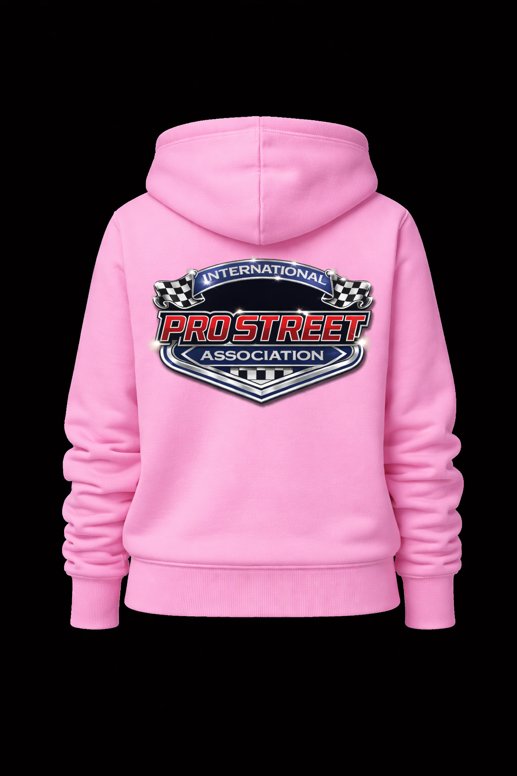 Women's Pullover IPSA Hoodie With Large Back Logo (Pink)