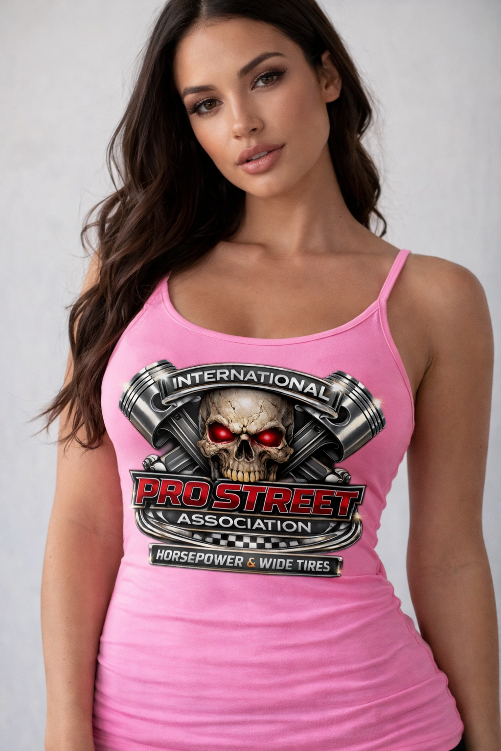 Skull Edition Womens Tank (Pink) thumbnail 2