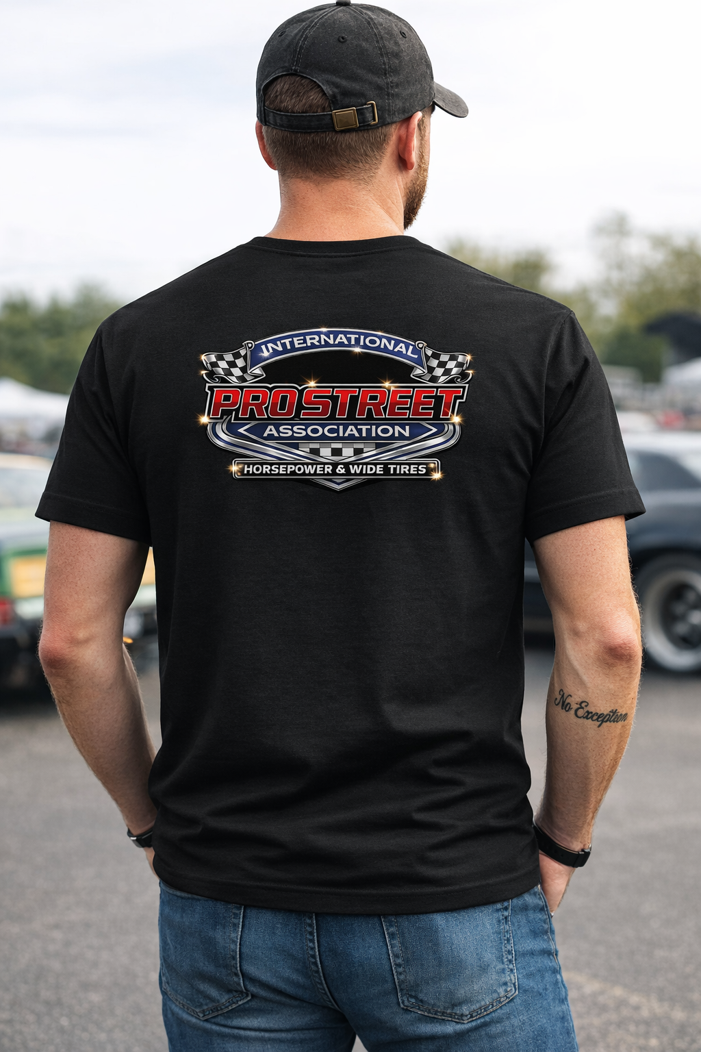 Horsepower & Wide Tires Pocket Tee thumbnail 2